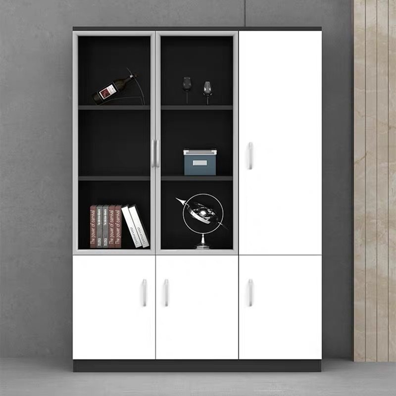 文件柜矮柜简约现代落地组合a4储物档案资料书柜架子背柜白色,淘宝优惠券,粉丝福利购,淘宝优惠卷