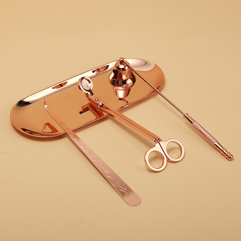 vantkevin香薰蜡烛工具套装灭烛罩灯芯烛芯剪灭烛钩托盘,淘宝优惠券,粉丝福利购,淘宝优惠卷