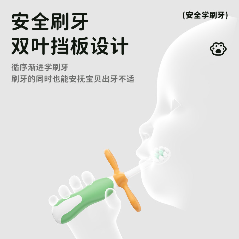 英国儿童软毛牙刷男女宝宝婴幼儿乳牙刷0-6岁小孩子护龈训练牙刷,淘宝优惠券,粉丝福利购,淘宝优惠卷