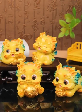 新款可爱貔貅国潮树脂工艺品摆件