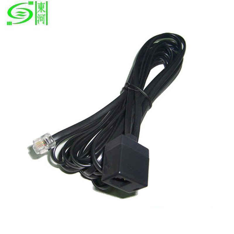 RJ11水晶头电话延长线ABS硬壳铜6P4C公连接母RJ12信号延长传输线,淘宝优惠券,粉丝福利购,淘宝优惠卷