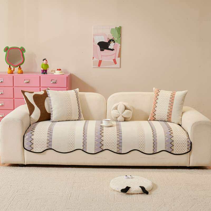 费尔岛异形沙发垫四季通用2025新款沙发盖巾固定防滑直排沙发垫布,淘宝优惠券,粉丝福利购,淘宝优惠卷