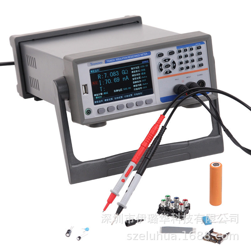 Tronovo高精准接地绝缘电阻测试仪 TR2683A 测试电子原件绝缘性能,淘宝优惠券,粉丝福利购,淘宝优惠卷
