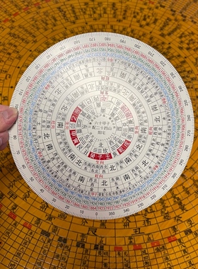 财慧阁 六十甲子（生命）配二十四山（阳宅） 罗盘伴侣摆件