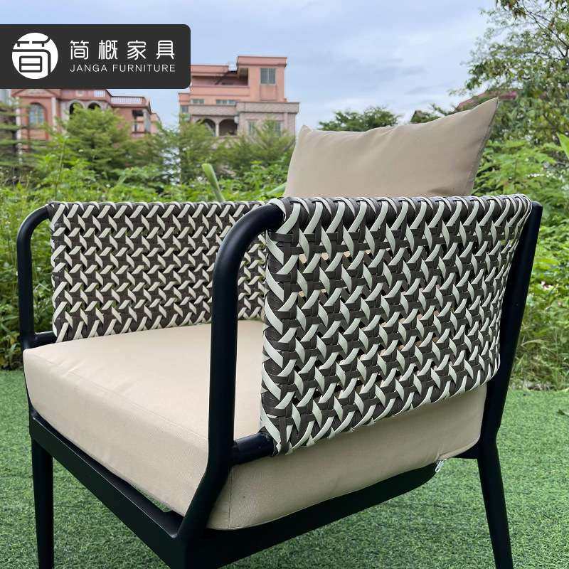 户外庭院藤编桌椅别墅酒店民宿家具露台阳台凳子茶几三件套家具,淘宝优惠券,粉丝福利购,淘宝优惠卷