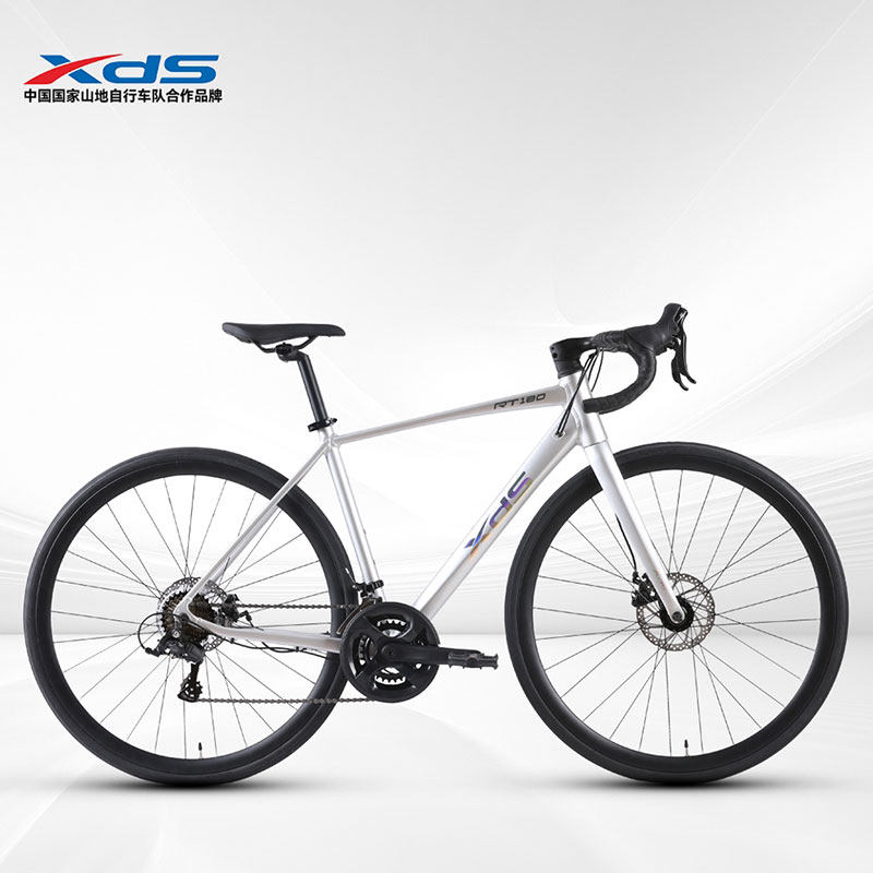 xds喜德盛25款RT180公路自行车轻量化休闲通勤骑行单车公路车碟刹 - 图0