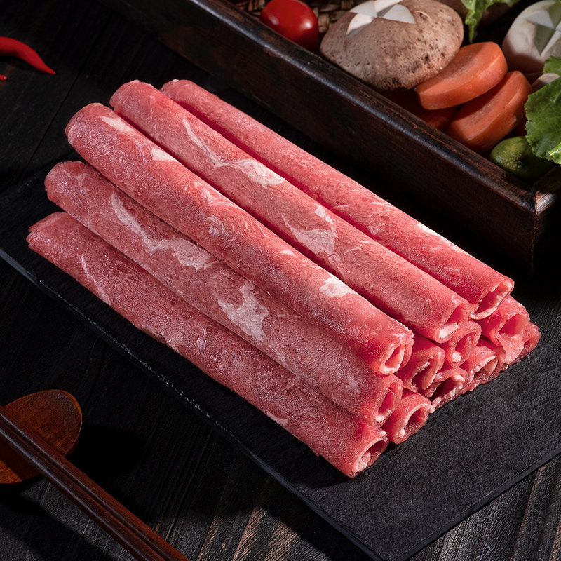 【交个朋友付定金 26日0点付尾款】聚宝源内蒙牛肉羊肉卷800g*2袋,淘宝优惠券,粉丝福利购,淘宝优惠卷