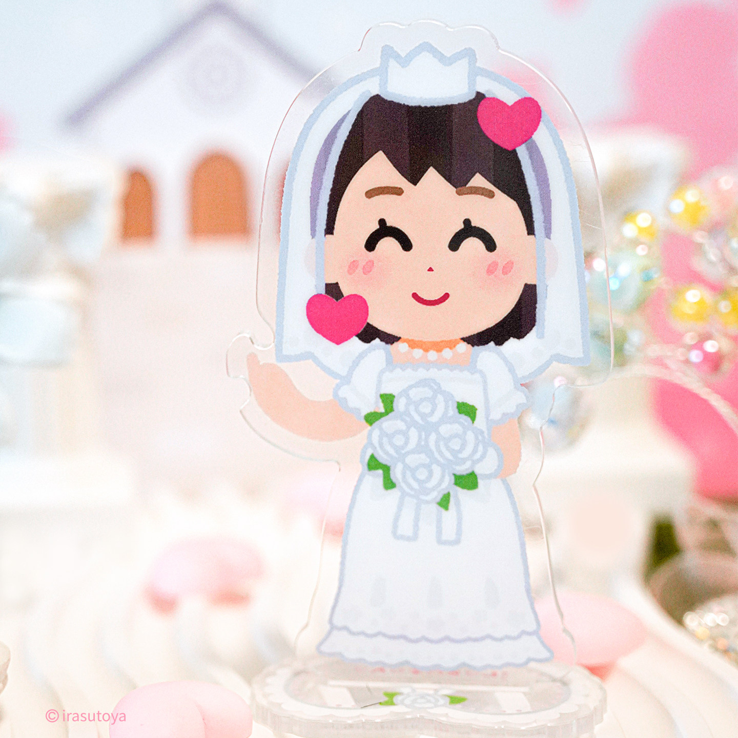 irasutoya插画小人情侣款男女亚克力立牌绕线器创意整理走线神器,淘宝优惠券,粉丝福利购,淘宝优惠卷