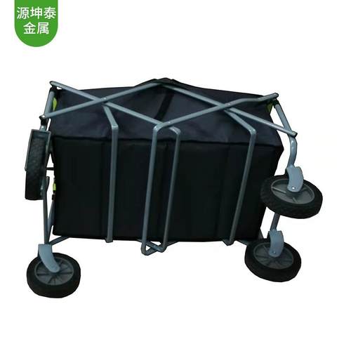 手拉杆营地车四轮搬运野餐小推车现货户外便携桌板折叠野营车 - 图2