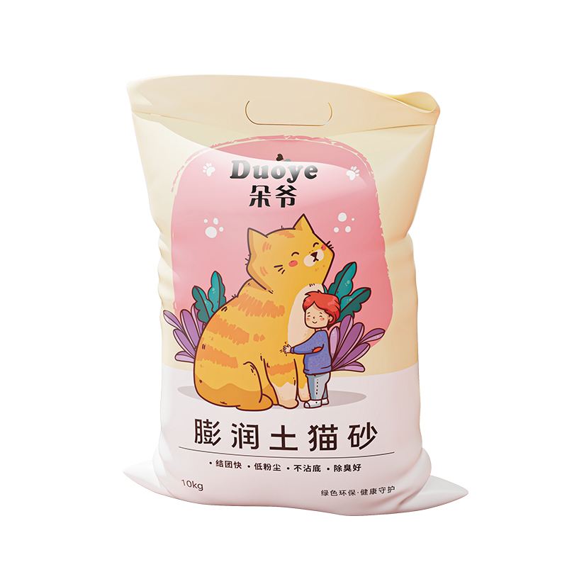 朵爷猫砂40斤实惠装包邮除臭柠檬猫沙膨润土20斤猫砂10斤猫咪用品 - 图3
