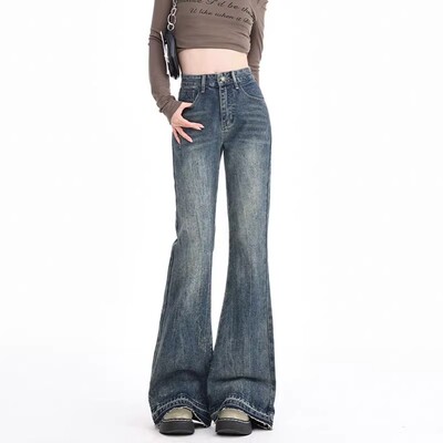 【牛仔系列】韩系时尚牛仔背小众显瘦半身裙高腰牛仔裤阔腿裤xx