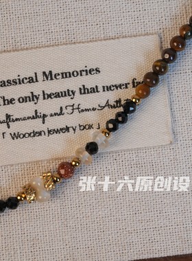 张十六原创设计钛钢波斯猫项链