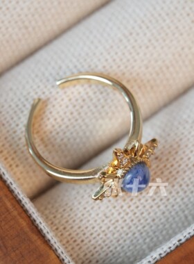 张十六星空戒铜合金轻奢冷淡风