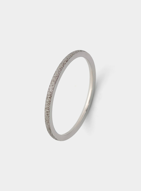 M.W18K素圈戒指男女同款情侣对戒