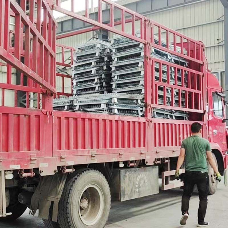 【双久】厂家直供折叠式仓储笼物流仓库搬运折叠铁框带轮移动储物,淘宝优惠券,粉丝福利购,淘宝优惠卷