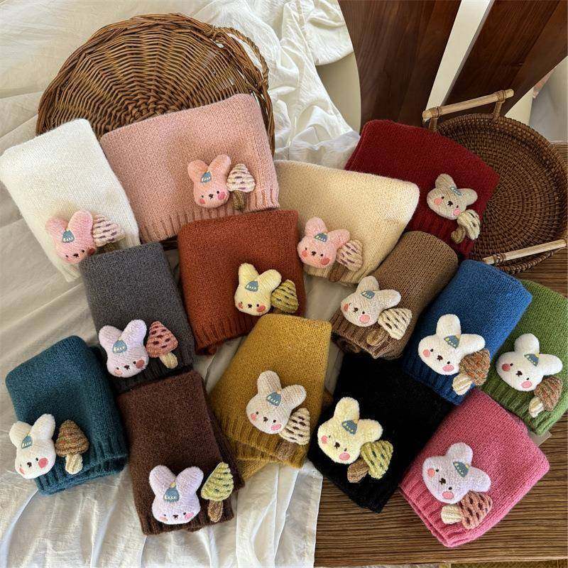 儿童围脖护颈防风保暖韩版围巾秋冬季男女童防寒可爱卡通加厚脖套,淘宝优惠券,粉丝福利购,淘宝优惠卷