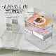 Desktop transparent acrylic storage box Student dormitory cosmetics storage debris small storage box