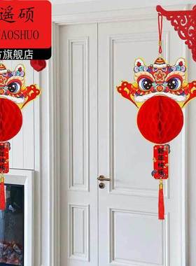 新年装饰挂件马年装饰挂件2026年新款房门春节灯笼室内挂饰过新年