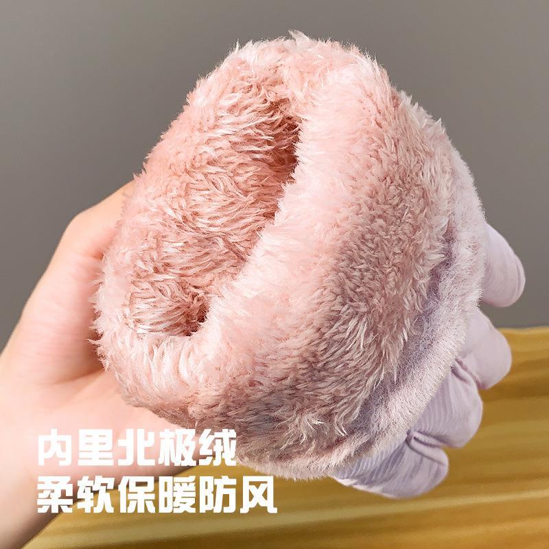 电动车手套防水防风秋冬季户外骑行防寒新款加绒加厚女款保暖触屏 - 图2