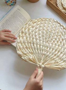 编织蒲扇大纳凉扇子夏季乘凉芭蕉扇老式手摇扇儿童宝宝驱蚊扇团扇