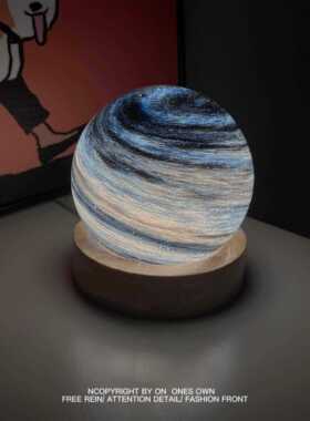 情人节礼物女生还在偷偷的等宇宙晚安浪漫系星球小夜灯生日礼物送
