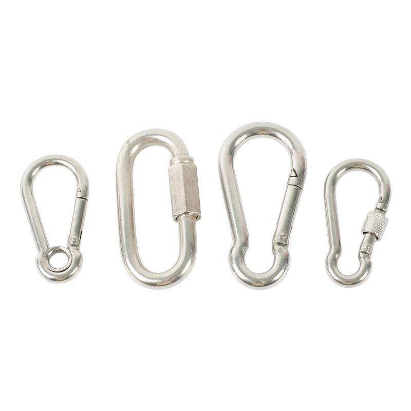 304不锈钢弹簧扣螺母弹簧带圈扣安全保险扣登山连接狗链扣M3-M12,淘宝优惠券,粉丝福利购,淘宝优惠卷