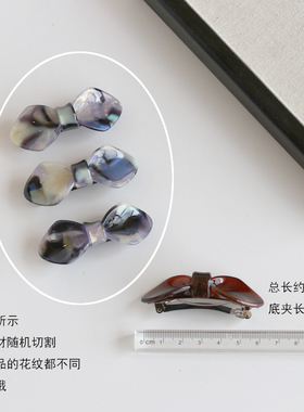 醋酸小号弹簧夹发夹女气质马尾