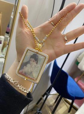 泰国原版佛牌链保色钛钢包金佛牌挂链锁骨链快拆扣百搭吊坠绳