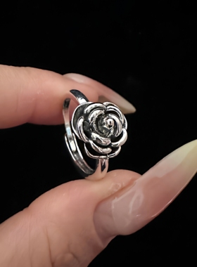 防身小暗器玫瑰花戒指女生随身