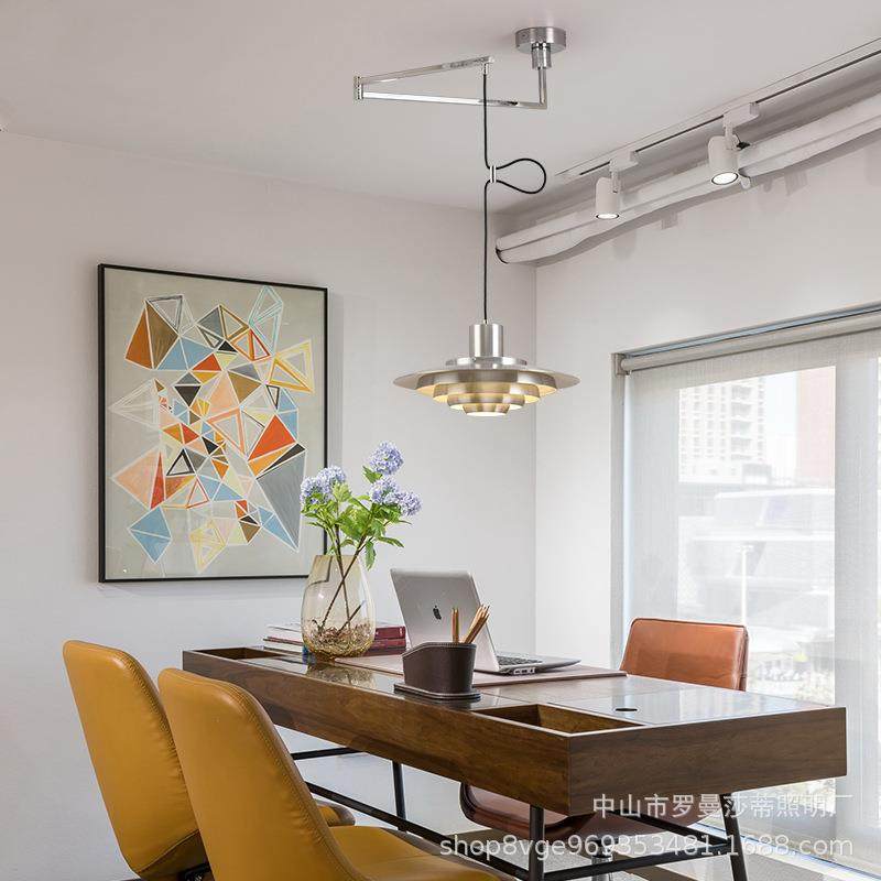 北欧吊灯现代简约吧台餐厅灯铝材多层灯具设计师风格创意飞碟吊灯,淘宝优惠券,粉丝福利购,淘宝优惠卷