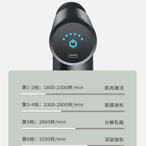 筋膜枪肌肉放松按摩器仪男女健身迷你电动颈膜抢肌膜枪静音专业级 - 图1
