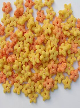 冲泡玉米片生产线早餐即食谷物片麦圈膨化麦片生产加工机械设备