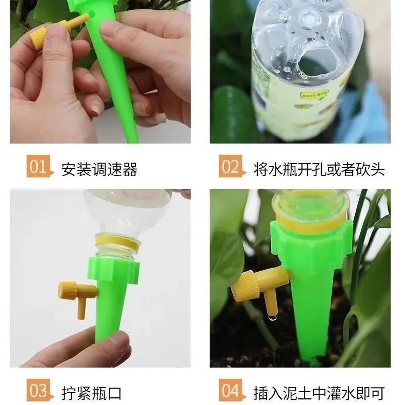 自动懒人浇花器出门滴灌家用浇花定时神器滴水出差日系养花浇水套 - 图3