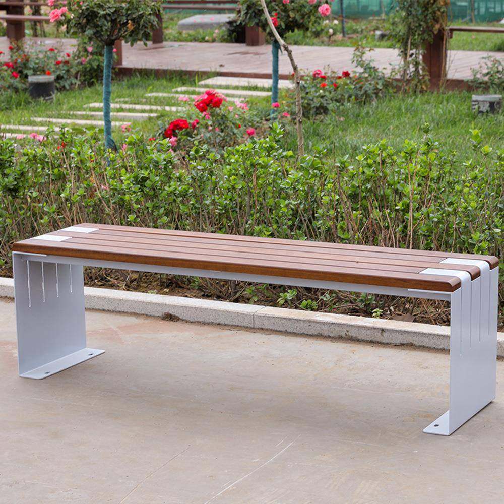 无靠背公园长椅户外樟子松实木塑木椅子公共座椅园林庭院凳,淘宝优惠券,粉丝福利购,淘宝优惠卷