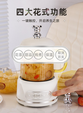 多功能养生杯办公室实用电炖杯电热花茶杯迷你小型烧水壶便携式