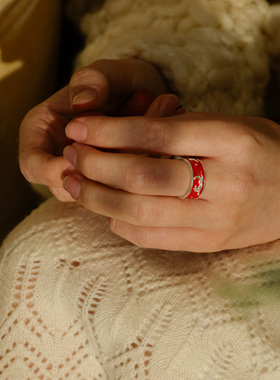 牧场之旅｜奔马珐琅戒指