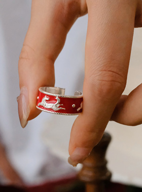 牧场之旅｜奔马珐琅戒指