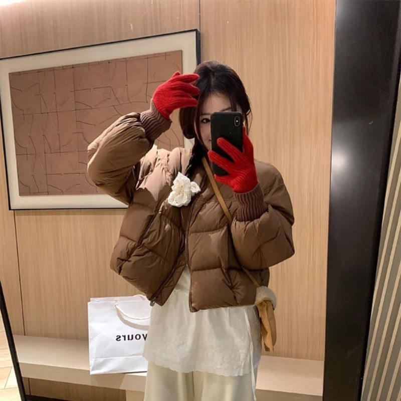 2025新款泡芙棉服外套女冬季中长款韩系保暖棉袄小个子棉衣L,淘宝优惠券,粉丝福利购,淘宝优惠卷