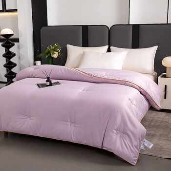 【礼袋装】纺贡缎提花金丝被芯送皮革包装券后169元包邮