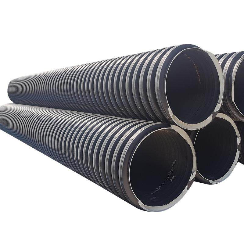 双高筋增强HDPE螺旋缠绕波纹管黑色塑料排污管高密度聚乙烯波纹管,淘宝优惠券,粉丝福利购,淘宝优惠卷