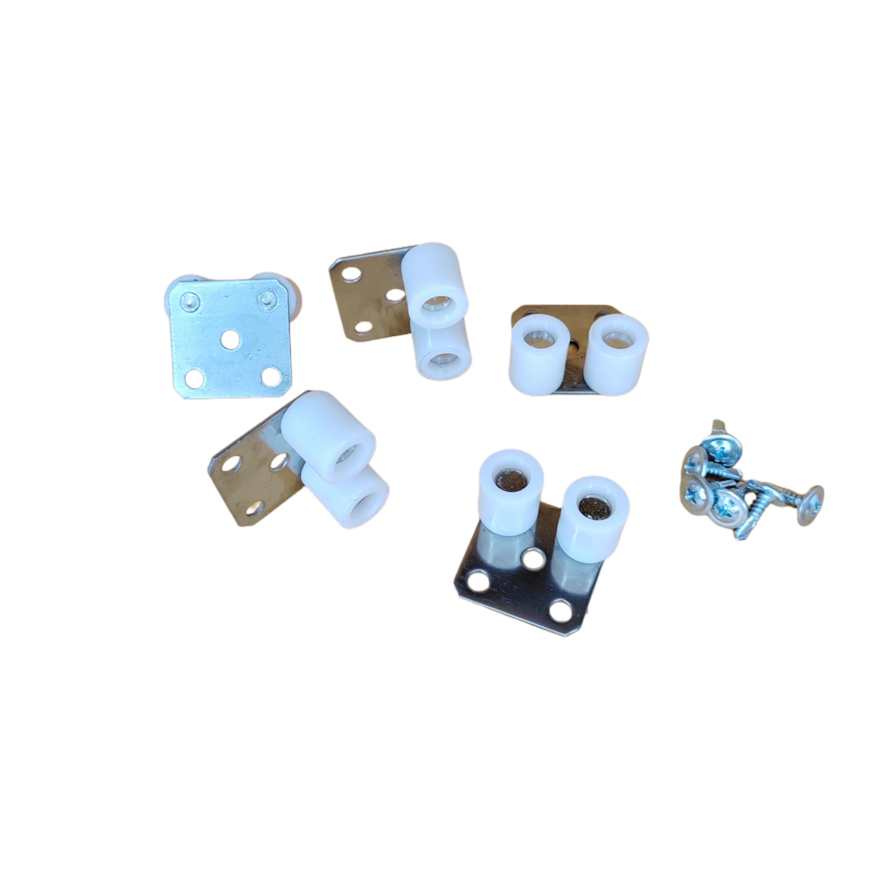 卷帘门底梁门导定位滑轮欧式电动门型材槽轮导向轨道轮子车库配件 - 图3