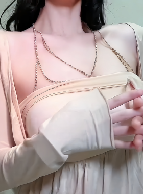 胸链身体链纯欲超闪锁骨链性感比基尼锁骨链辣妹后背链配饰项链女