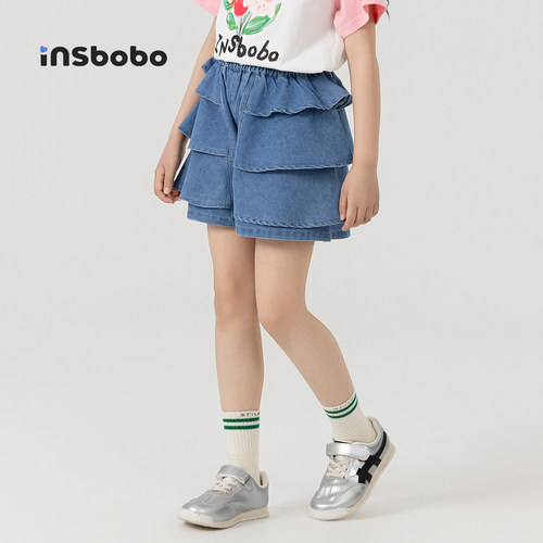 女童短裤儿童裤子2026夏季新款女孩牛仔裤薄款夏裤好看休闲裤童装 - 图1