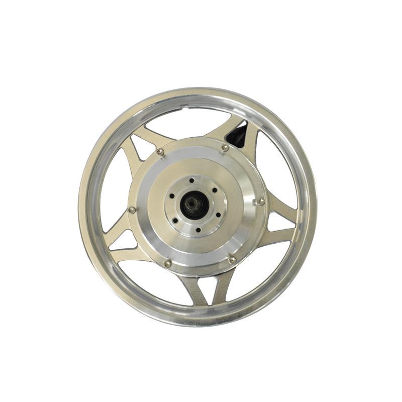 定制高速电机12寸五星铝合金轮无刷有齿电机电动自行车碟刹电机 - 图3