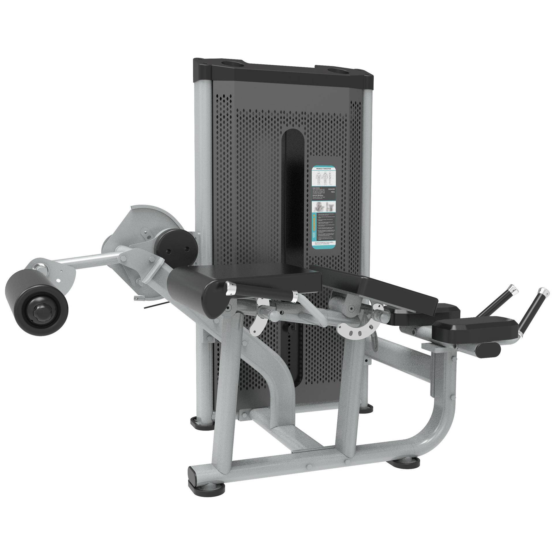 俯卧曲腿坐式伸腿双功能腿部训练器健身房室内商用插片式健身器材 - 图0