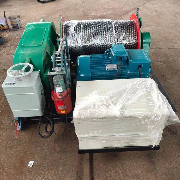 现货电动液压卷扬机JK快速卷扬提升机双减刹JM慢速5吨电动卷扬机 - 图1