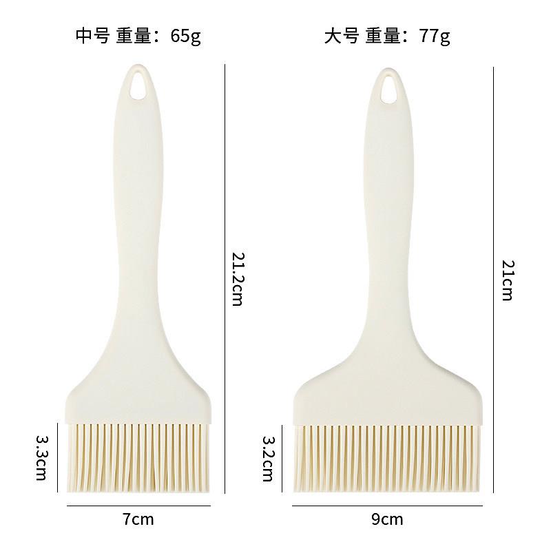 Large wide silicone high temperature resistant food grade oil brush
