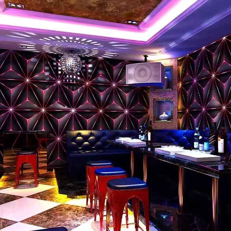 ktv酒吧背景墙纸歌厅闪光墙布3d立体反光亮光走廊舞厅装修墙壁纸,淘宝优惠券,粉丝福利购,淘宝优惠卷
