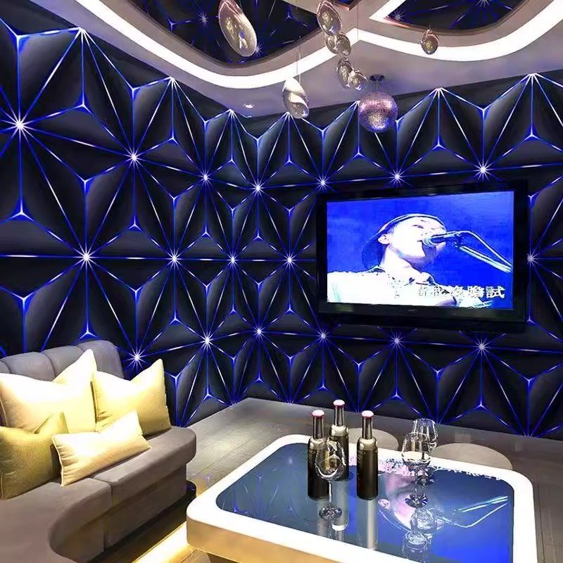ktv酒吧背景墙纸歌厅闪光墙布3d立体反光亮光走廊舞厅装修墙壁纸,淘宝优惠券,粉丝福利购,淘宝优惠卷