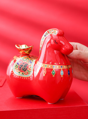 马年马上发摆件马上有钱存钱罐